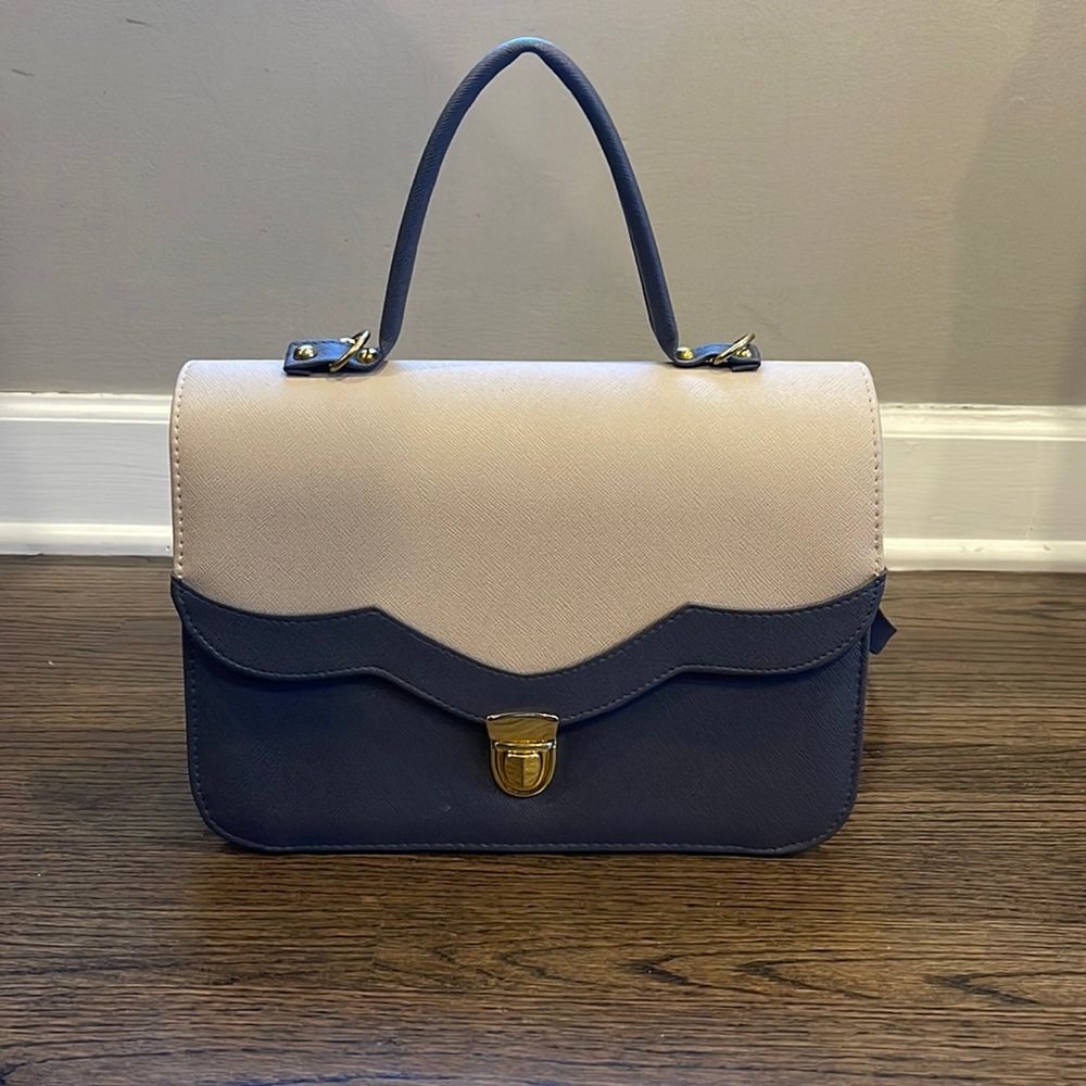 Grey Blush Beige Purse